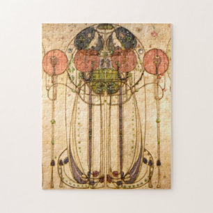 Charles Rennie Mackintosh Der Wassail Puzzle