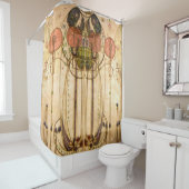 Charles Rennie Mackintosh Duschvorhang (Beispiel)