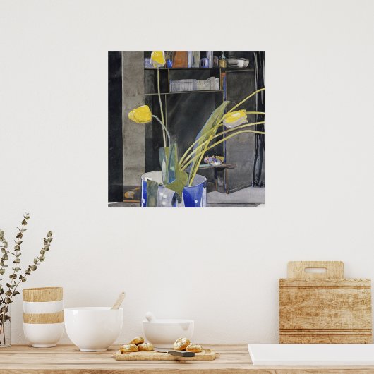 Charles Rennie Mackintosh - Gelbe Tulips Poster (Küche)