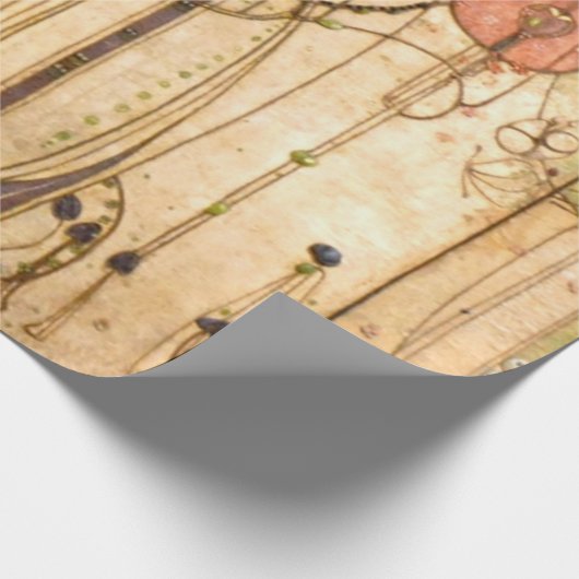 Charles Rennie Mackintosh Geschenkpapier (Ecke)