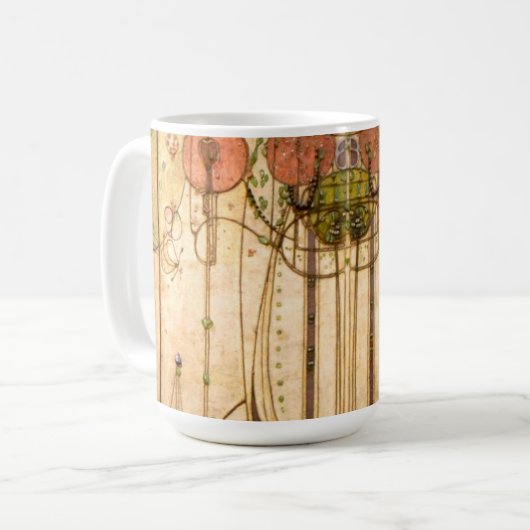 Charles Rennie Mackintosh Kaffeetasse (Vorderseite Links)