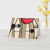 Charles Rennie Mackintosh Karte (Gelbe Blume)