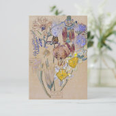 Charles Rennie Mackintosh - Mont Louis - Blume Begleitkarte (Stehend Vorderseite)