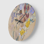 Charles Rennie Mackintosh - Mont Louis  -  Flower Große Wanduhr (Winkel)