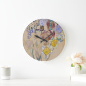 Charles Rennie Mackintosh - Mont Louis  -  Flower Große Wanduhr (Zuhause)