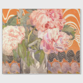 Charles Rennie Mackintosh - Peonies Geschenkpapier (Flach)