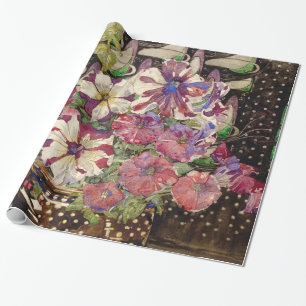Charles Rennie Mackintosh - Petunias Geschenkpapier