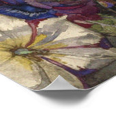 Charles Rennie Mackintosh - Petunias Poster (Ecke)