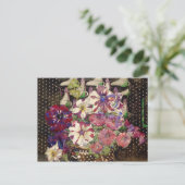 Charles Rennie Mackintosh - Petunias Postkarte (Stehend Vorderseite)