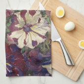 Charles Rennie Mackintosh - Petunien Geschirrtuch (Viertel Falte)