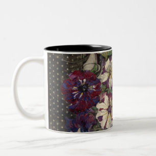 Charles Rennie Mackintosh - Petunien Zweifarbige Tasse