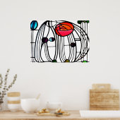 CHARLES RENNIE MACKINTOSH POSTER (Küche)