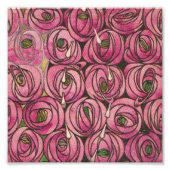 Charles Rennie Mackintosh - Rose Fotodruck (Vorne)