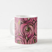 Charles Rennie Mackintosh - Rose Kaffeetasse (Vorderseite Links)