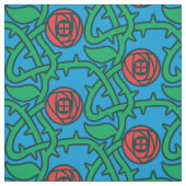 Charles Rennie Mackintosh Rose Pattern Stoff (Muster)