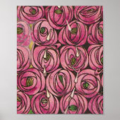 Charles Rennie Mackintosh - Rose Poster (Vorne)