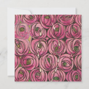 Charles Rennie Mackintosh - Rosen Feiertagskarte