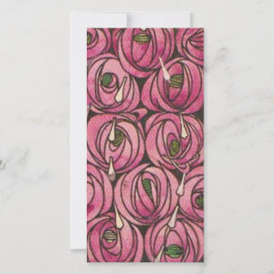 Charles Rennie Mackintosh - Rosen Feiertagskarte