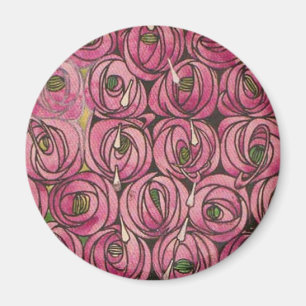 Charles Rennie Mackintosh - Rosen Magnet