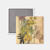 Charles Rennie Mackintosh - Spdrom mit Yham 1909 Magnet (Vorderseite/Rückseite)