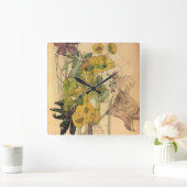 Charles Rennie Mackintosh - Spdrom mit Yham 1909 Quadratische Wanduhr (Zuhause)