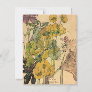 Charles Rennie Mackintosh - Spurges With Yham 1909 Dankeskarte