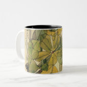 Charles Rennie Mackintosh - Spurges With Yham 1909 Zweifarbige Tasse (Vorderseite Links)