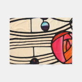 Charles Rennie Mackintosh Stains Glass Fleecedecke (Vorderseite (Horizontal))