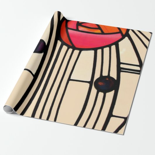 Charles Rennie Mackintosh Stains Glass Geschenkpapier (Ungerollt)