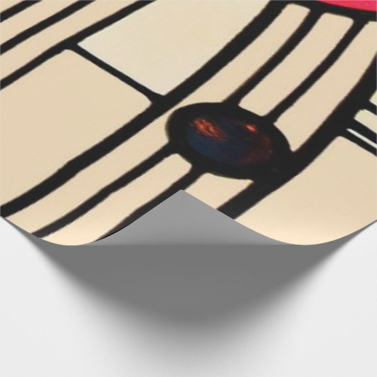 Charles Rennie Mackintosh Stains Glass Geschenkpapier (Ecke)