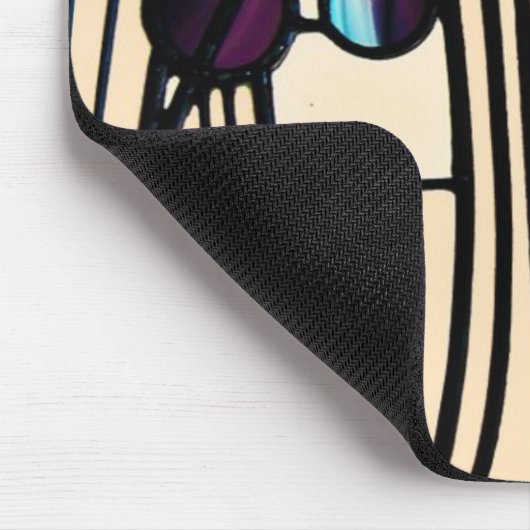 Charles Rennie Mackintosh Stains Glass Mousepad (Ecke)