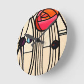 Charles Rennie Mackintosh Stains Glass Runde Wanduhr (Winkel)