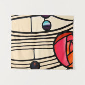 Charles Rennie Mackintosh Stains Glass Wandteppich