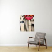 Charles Rennie Mackintosh Stains Glass Wandteppich (Beispiel)