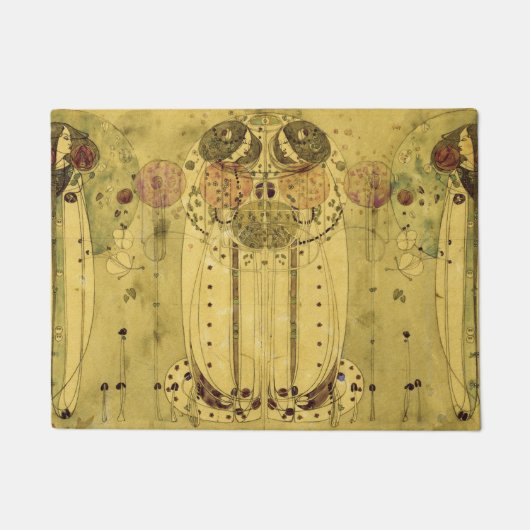 Charles Rennie Mackintosh - The Wassail Fußmatte (Vorderseite)