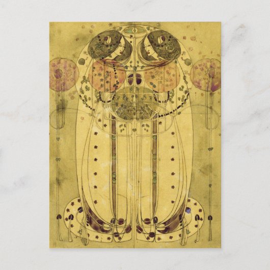 Charles Rennie Mackintosh - The Wassail Postkarte (Vorderseite)