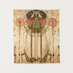 Charles Rennie Mackintosh Wandteppich