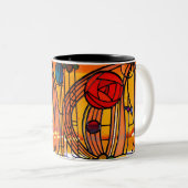Charles Rennie Mackintosh Zweifarbige Tasse (VorderseiteRechts)