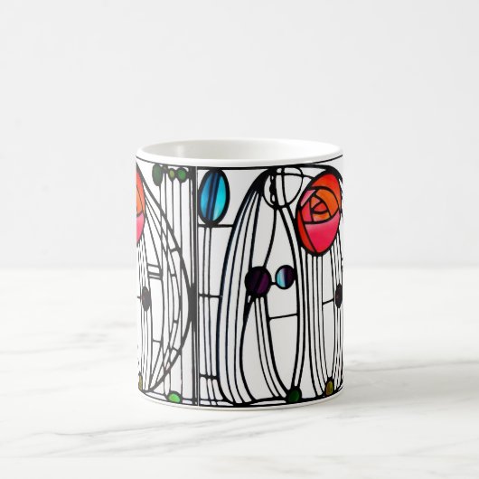 Charles Rennie nettes Muster Kaffeetasse (Mittel)