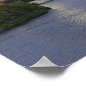 Charles River und The Longfellow Bridge Poster (Ecke)
