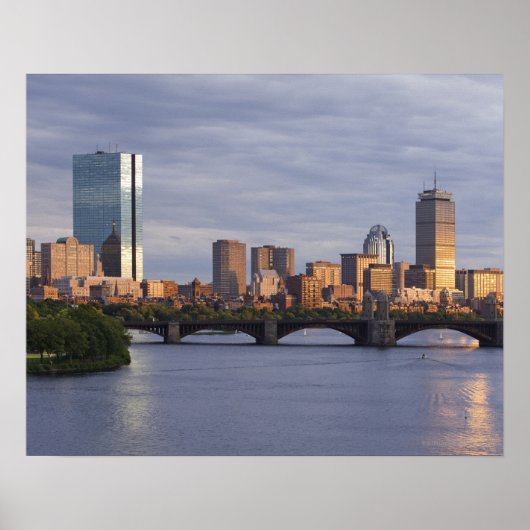 Charles River und The Longfellow Bridge Poster (Vorne)