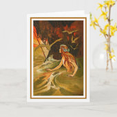 Charles Robinson - Die Meerjungfrau Karte (Gelbe Blume)