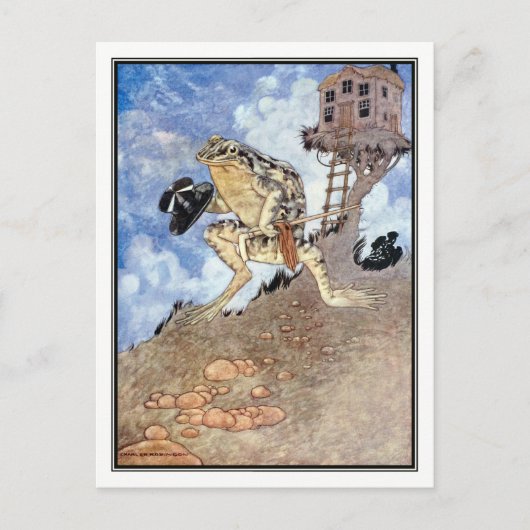 Charles Robinson - Ein Frosch, den er zum Wohnen g Postkarte (Vorderseite)