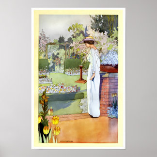 Charles Robinson - Unser sentimentaler Garten 1914 Poster