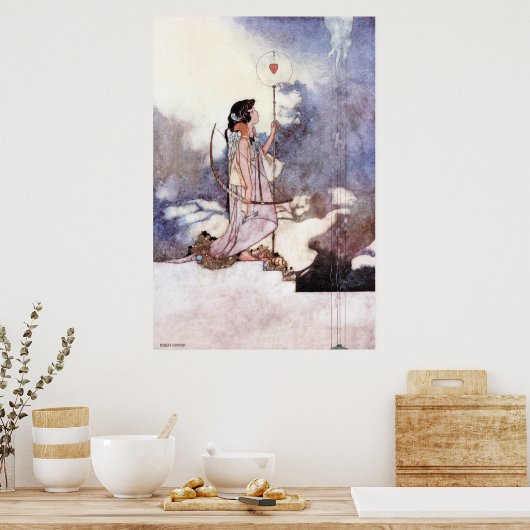 Charles Robinson - Vor dem Gerichtshof der Liebe Poster (Küche)