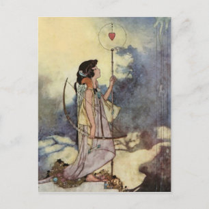 Charles Robinson's Art from Liebe Songs and Sonnet Postkarte