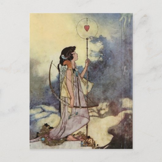 Charles Robinson's Art from Liebe Songs and Sonnet Postkarte (Vorderseite)