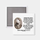 Charles Sanders Peirce Effects Objects Conception Magnet (Vorderseite/Rückseite)