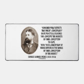 Charles Sanders Peirce Effects Objects Conception Schreibtischunterlage (Vorderseite)