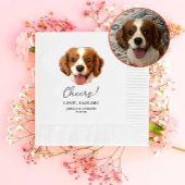 Charles Spaniel Dog Personalisiert Cheers Serviette